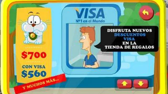Visa se mete en el mundo de los juegos virtuales (de la mano de Mundo Gaturro)