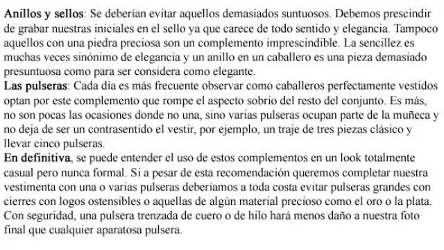 Anillos, sellos y pulseras