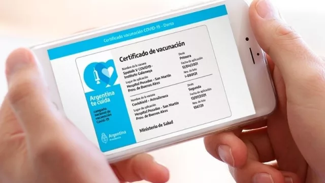 Más de 7 millones de argentinos tienen el certificado de vacunación digital en sus celulares