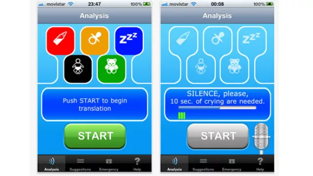 Alcanzame el iPhone a ver qué le pasa al bebé