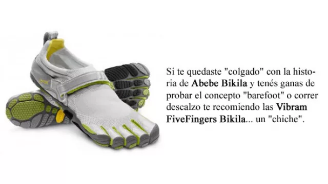 Para corredores descalzos