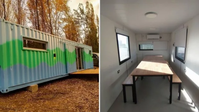 Las casas en trailers de Plottainer y la tendencia sustentable de vivir donde quieras