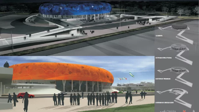 El Domo albergará espectáculos deportivos y artísticos