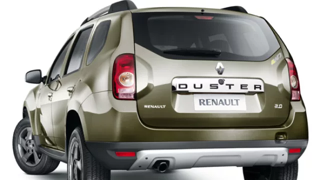 Lo mismo para la cola de este Duster