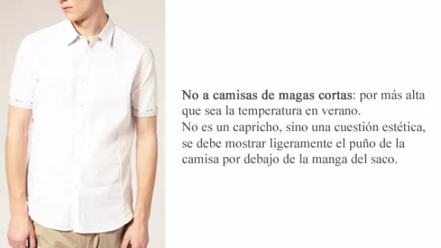 La manga de la camisa