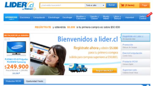 Chile: Walmart relanzó su portal de compras web Lider.cl