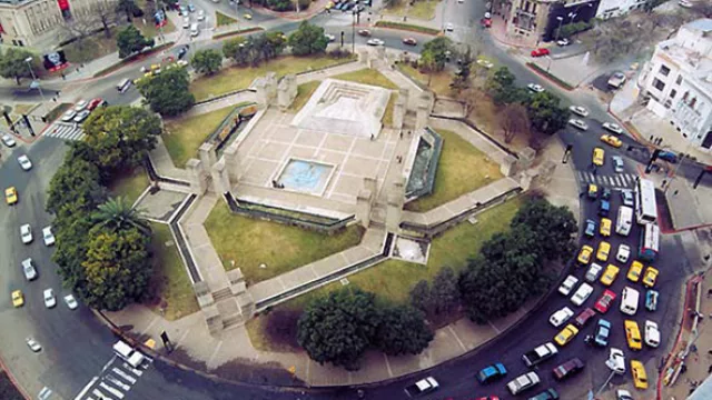 Plaza España. Uno de los puntos críticos