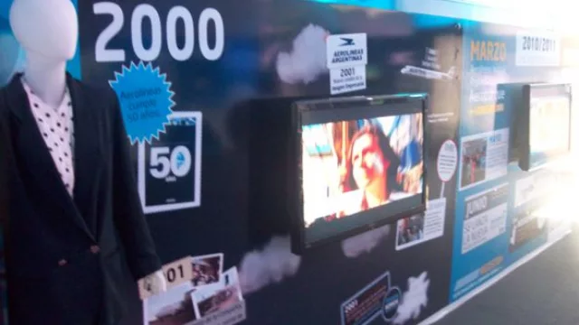 La etapa negra de Aerolíneas Argentinas contada en su mural