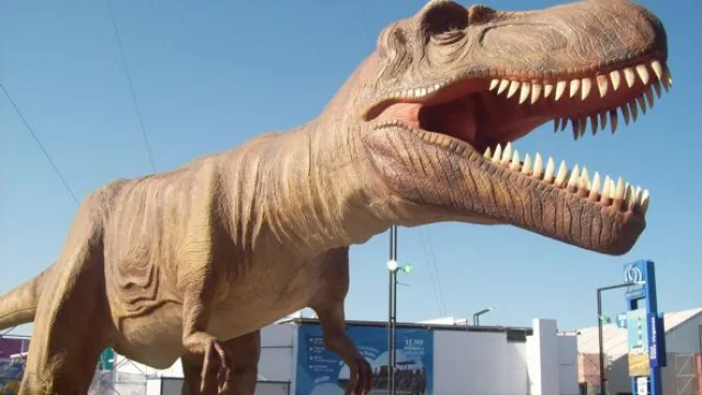 El tiranosaurio, atracción y terror para los más chicos