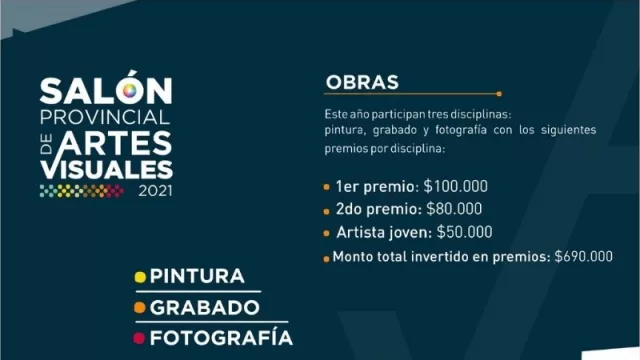 Salón Provincial de Artes Visuales 2021 llega en septiembre (con premios de $100.000)