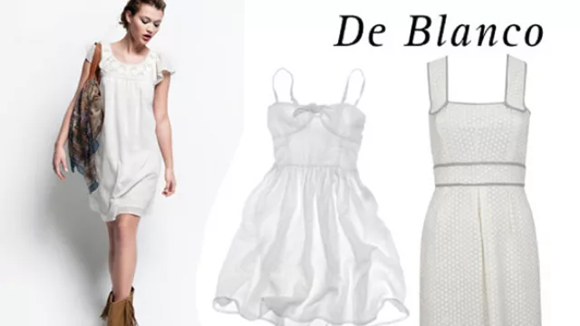 Blanco y folk: Estilo folk sigue en pleno auge + vestidos blancos.