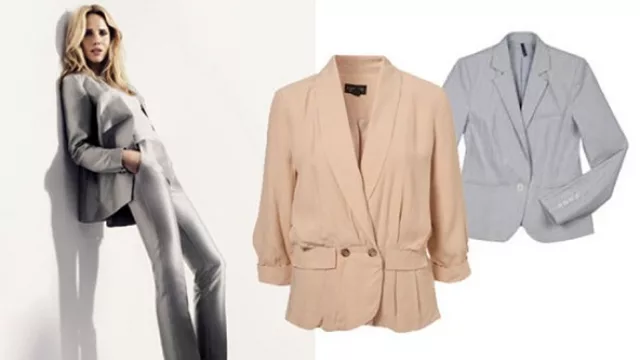 Blazer: vuelve el Blazer, especial para moda de entretiempo.