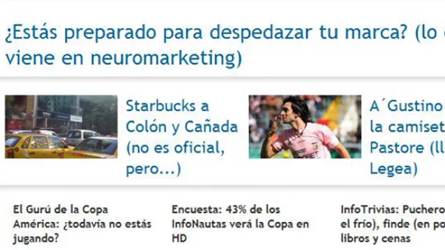 Dicho y hecho: la tapa de InfoNegocios del 1 de junio