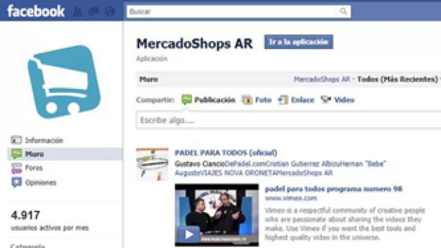 Estás en MercadoShops, ahora también vendés en Facebook