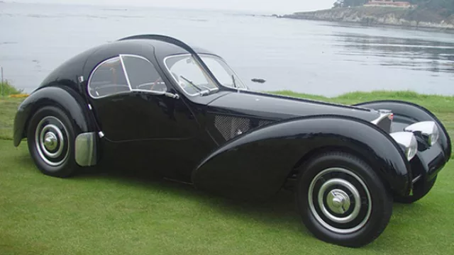 Bugatti 57. Sobre su diseño se basó el auto de la nota