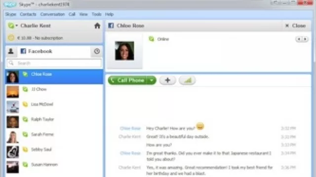 Skype se integra cada vez mejor con Facebook