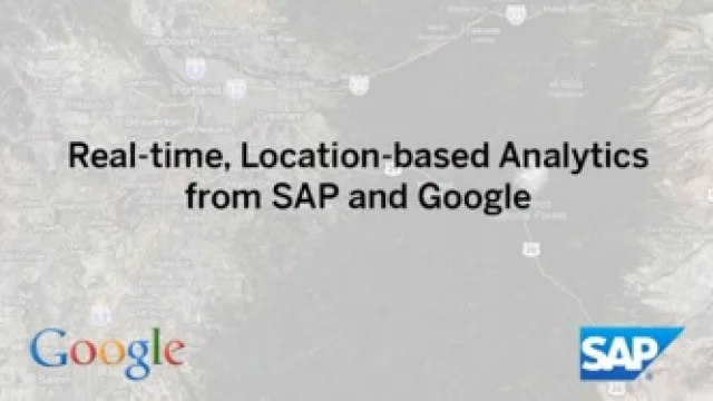 SAP + Google = Integración de datos en el mapa