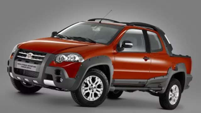 La pick up chica de Fiat, doble cabina