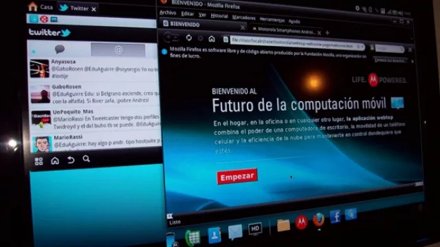 Motorola Atrix: experiencia de usuario