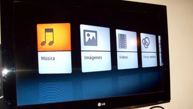 Interface del centro de entretenimiento