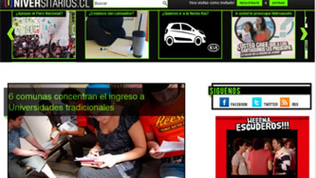 Chile: Red de Univesitarios congrega 100 mil usuarios (¡tremenda organización!)
