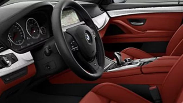 Interior sobrio como todo BMW