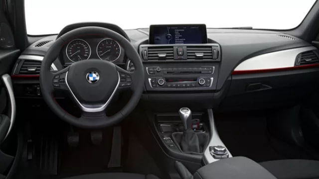 Interesante interior. BMW se animó a cambiar