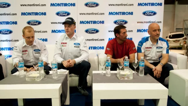 Breve conferencia de prensa en Montironi Ford