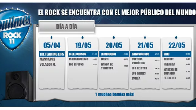 Quilmes Rock 2011