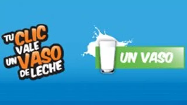 Un vaso de leche solidaria a un solo clic (by La Lácteo)