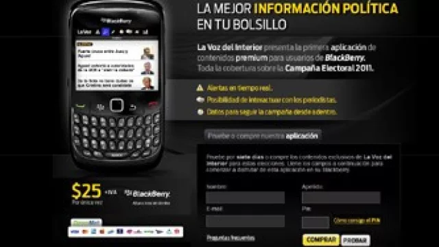 La Voz empieza a cobrar contenidos digitales ($ 25 por cobertura especial de las  elecciones)