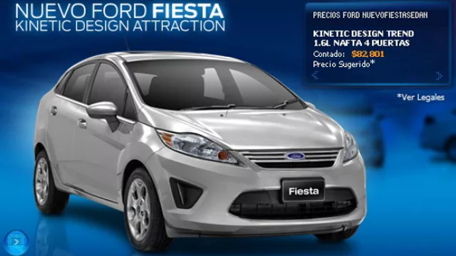 Ford lanza el Fiesta Kinetic Design tricuerpo (4 puertas)