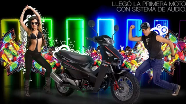 Zanella incorpora música en sus motos