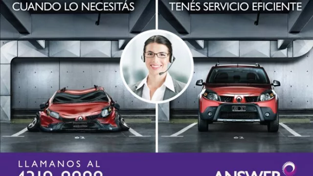 Cuando lo necesitás, tenés servicio eficiente
