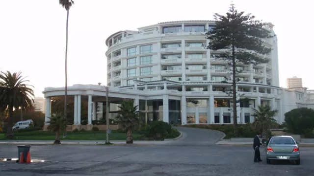 El Hotel del Mar, con su casino, una de las atracciones de Viña del Mar