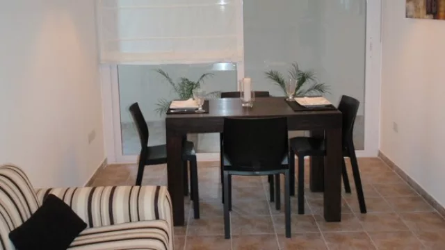 El living del departamento modelo "4 Certezas"