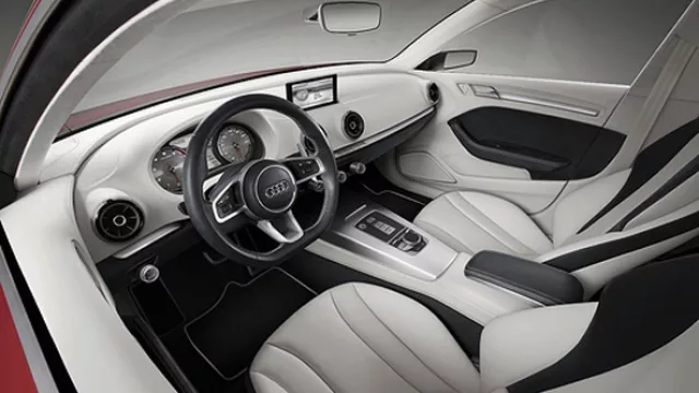 Original interior que se escapa de los últimos Audi.