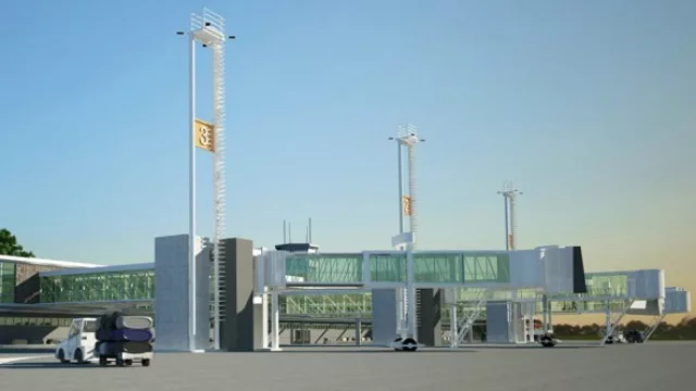 Otro render de cómo se verá el nuevo aeropuerto antes de fin de año