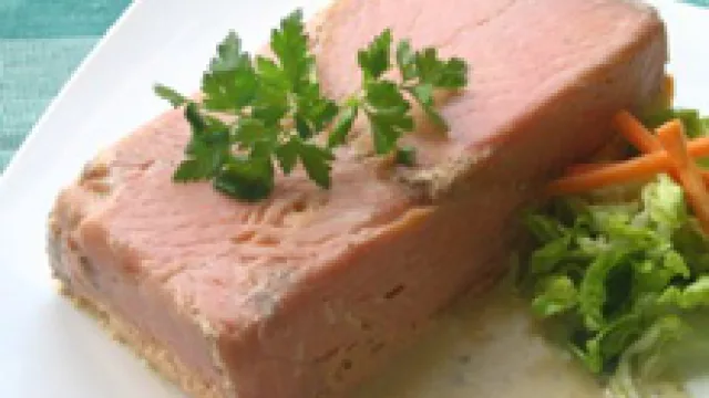 Mousse de Salmón y Camarones