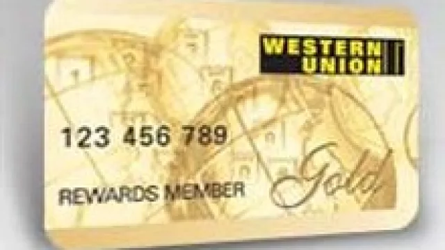 Atentos usuarios de Western Union: llega la tarjeta dorada.