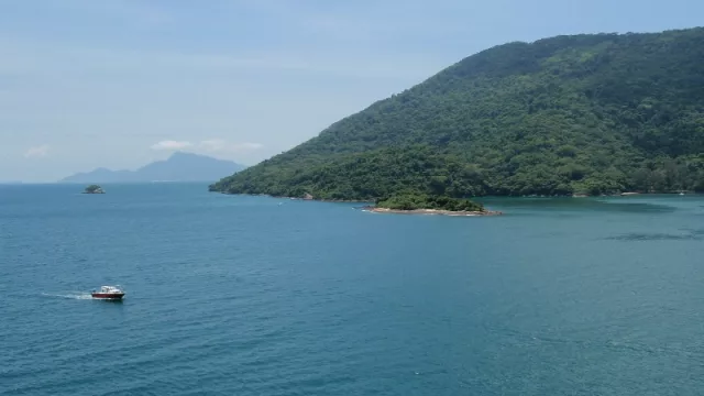 Llegando a Isla Grande, en Angra das Reis