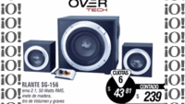 Kit Radio + parlantes de Z-DOS