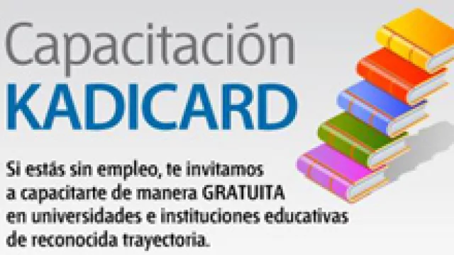Kadicard capacita -gratis- a personas sin empleo.