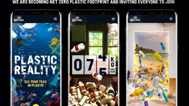 Corona lanza “Plastic Reality” para mostrarnos cuánto contaminamos al año (¿vos sos consciente de tu huella de plástico?)