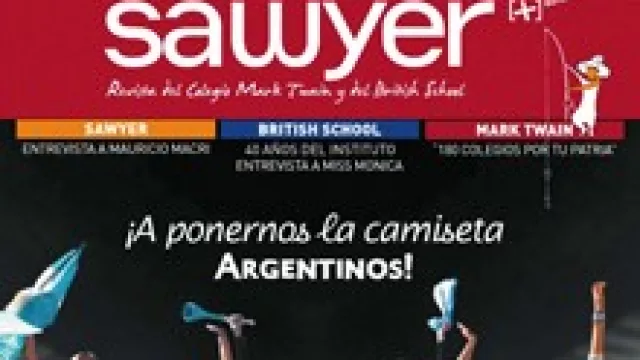 Nace Sawyer, la revista del British School y el Colegio Mark Twain.