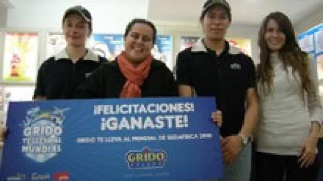 Grido mandó a una rosarina al Mundial (y sigue regalando premios).