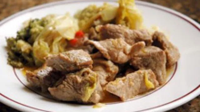 Hoy: Estofado de carré de cerdo