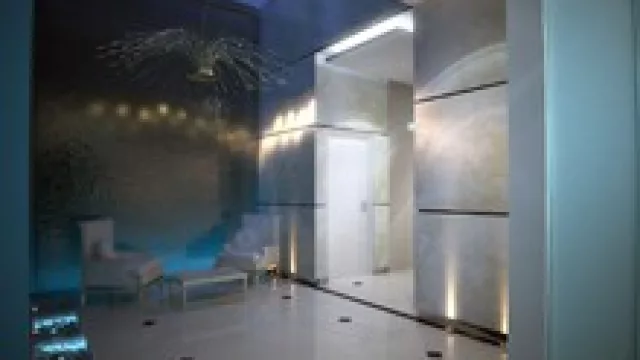 Inverco presentó un edificio azul en la ciudad.