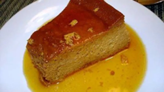 Hoy: Flan casero de jengibre