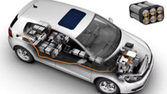 VW Golf Blue e-motion motor